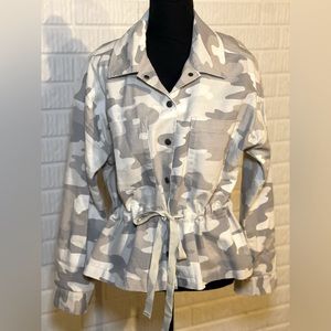 Camouflage, jean jacket